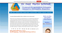Desktop Screenshot of privatpraxisschmidt.de